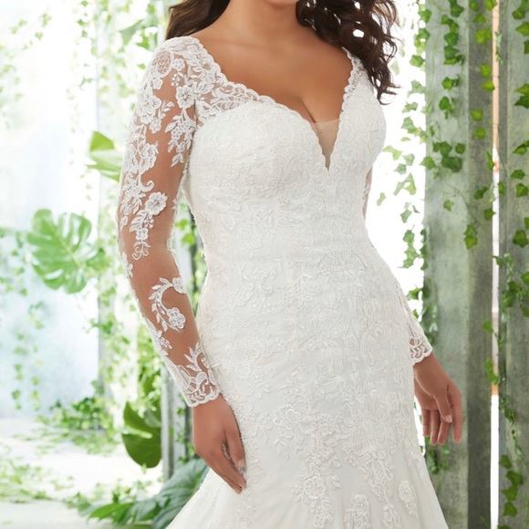 Mori Lee Madeline Gardner Paola Wedding Dress Style #3251 - Picture 3 of 10